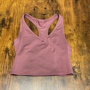 Pink crop tank
